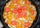 Рецепт вегетарианской кухни - фасоль в морковке